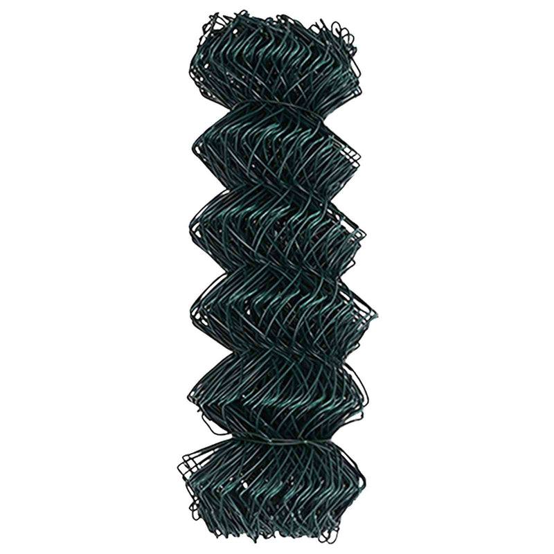 vidaXL Láncszem Kerítés Zöld 10 x 0.8 m Acél