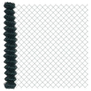 vidaXL Láncszem Kerítés Zöld 25 x 1.6 m Acél