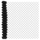 vidaXL Láncszem Kerítés Szürke 10 x 1.5 m Acél