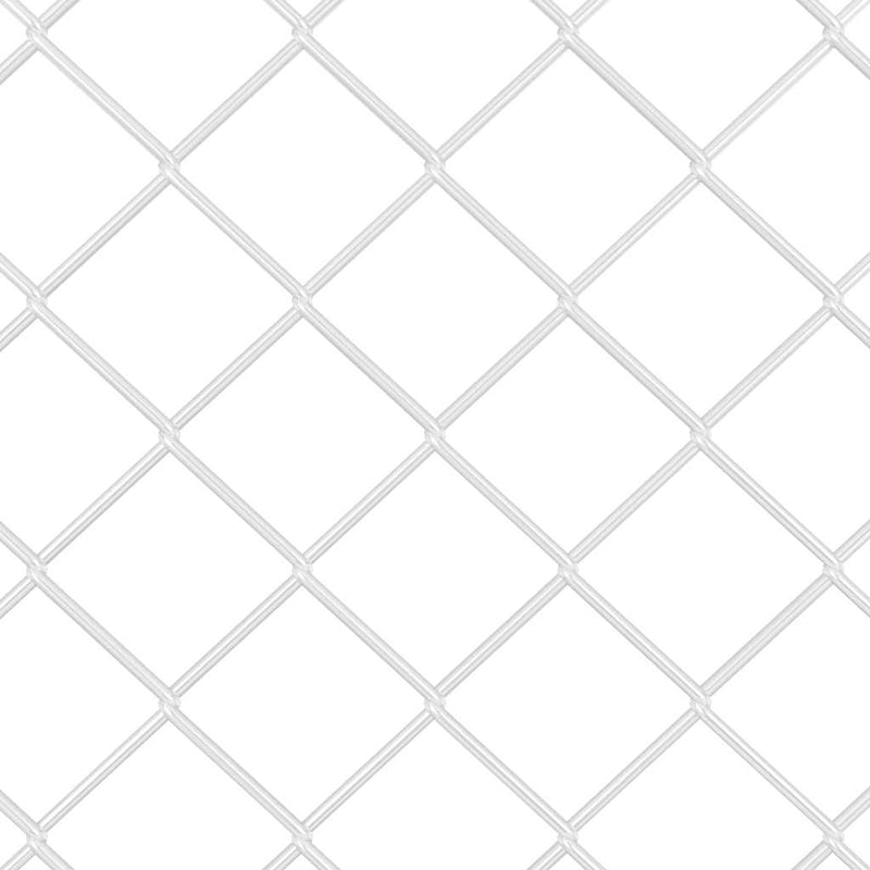 vidaXL Drótfonatos kerítés Ezüst 10 x 1.5 m Horganyzott acél