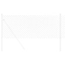 vidaXL Láncszem Kerítés Ezüst 25 x 0.6 m Horganyzott acél