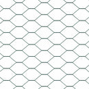 vidaXL Hexagon kerítés Zöld 0,5 x 10 m PVC