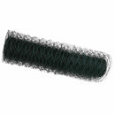 vidaXL Hexagon kerítés Zöld 0,5 x 10 m PVC
