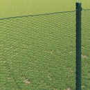 vidaXL Hexagon kerítés Zöld 1,2 x 10 m PVC