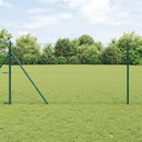 vidaXL Hexagon kerítés Zöld 1,4 x 10 m PVC