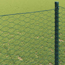 vidaXL Hexagon kerítés Zöld 1,4 x 50 m PVC