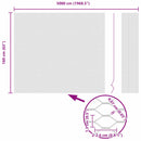 vidaXL Hexagon kerítés Zöld 1,6 x 50 m PVC