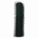 vidaXL Hexagon kerítés Zöld 0,8 x 100 m PVC