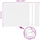 vidaXL Hexagon kerítés Zöld 1.2 x 100 m Acél