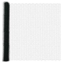 vidaXL Hexagon kerítés Zöld 1,5 x 100 m PVC