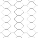 vidaXL Hexagon kerítés 0,8 x 10 m PVC Szürke