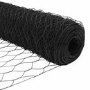 vidaXL Hexagon kerítés 0,8 x 10 m PVC Szürke