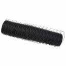 vidaXL Hexagon kerítés 0,8 x 10 m PVC Szürke