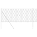 vidaXL Hexagon kerítés 0,8 x 10 m PVC Szürke