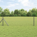 vidaXL Hexagon kerítés Szürke 0.8 x 10 m Acél