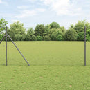 vidaXL Hexagon kerítés Szürke 1 x 10 m PVC