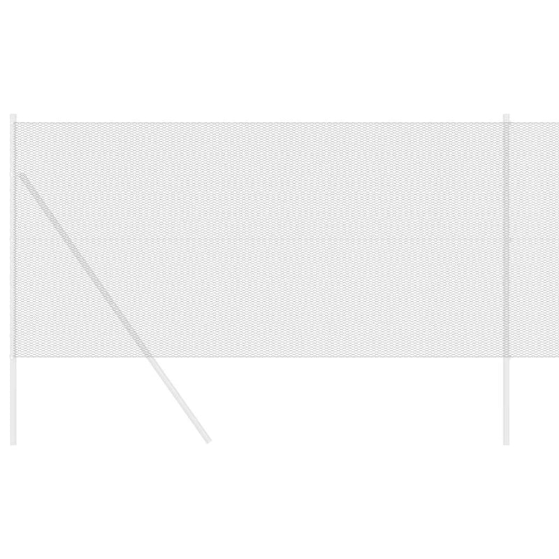 vidaXL Hexagon kerítés Szürke 1.4 x 25 m Acél