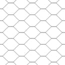 vidaXL Hexagon kerítés Szürke 0.5 x 50 m Acél