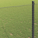 vidaXL Hexagon kerítés Szürke 1.4 x 50 m Acél