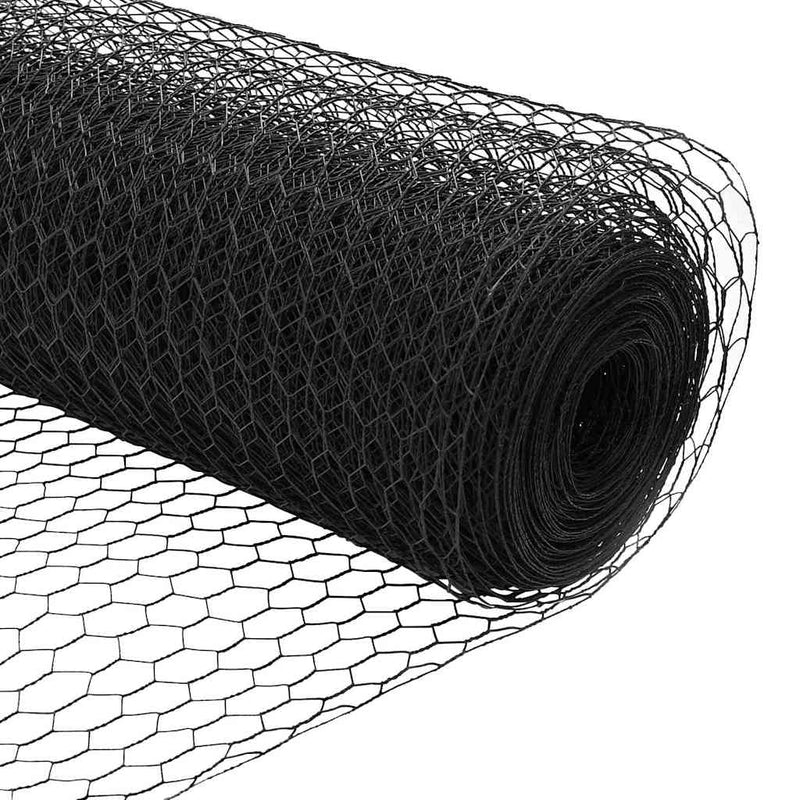 vidaXL Hexagon kerítés Szürke 1.4 x 50 m Acél