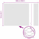 vidaXL Hexagon kerítés Szürke 1.5 x 50 m Acél