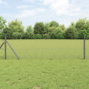 vidaXL Hexagon kerítés Szürke 0,5 x 100 m PVC