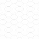 vidaXL Hexagon kerítés Ezüst 0.8 x 10 m Horganyzott acél