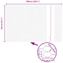 vidaXL Hexagon kerítés Ezüst 1.4 x 10 m Horganyzott acél