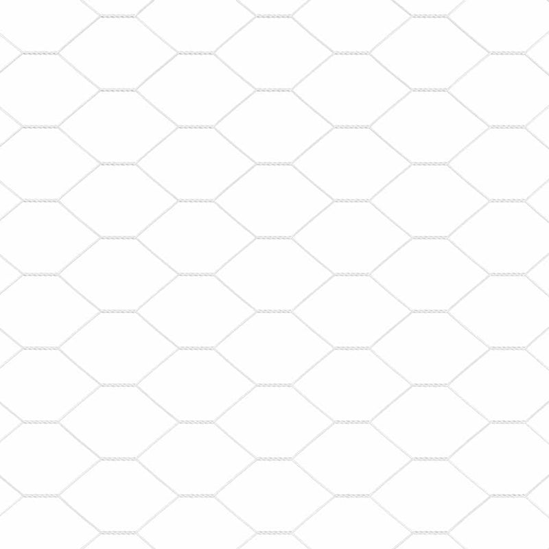 vidaXL Hexagon kerítés Ezüst 1.5 x 10 m Horganyzott acél