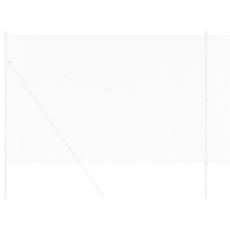 vidaXL Hexagon kerítés Ezüst 1.6 x 10 m Horganyzott acél