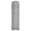 vidaXL Hexagon kerítés Ezüst 0,6 x 25 m Horganyzott acél