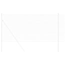 vidaXL Hexagon kerítés Ezüst 0,6 x 25 m Horganyzott acél