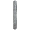vidaXL Hexagon kerítés Ezüst 1.4 x 25 m Horganyzott acél