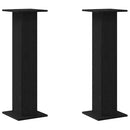 vidaXL Növényállvány 2 pcs Fekete tölgy 30 x 30 x 95 cm Faanyag