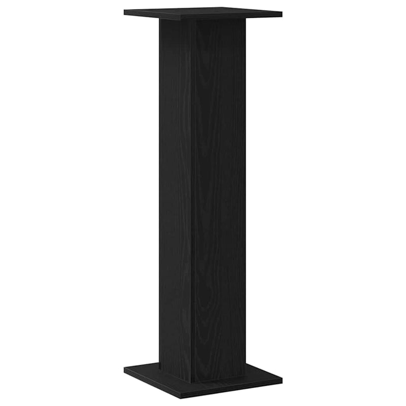 vidaXL Növényállvány 2 pcs Fekete tölgy 30 x 30 x 95 cm Faanyag