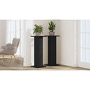 vidaXL Növényállvány 2 pcs Fekete tölgy 30 x 30 x 80 cm Faanyag