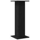 vidaXL Növényállvány 2 pcs Fekete tölgy 30 x 30 x 80 cm Faanyag