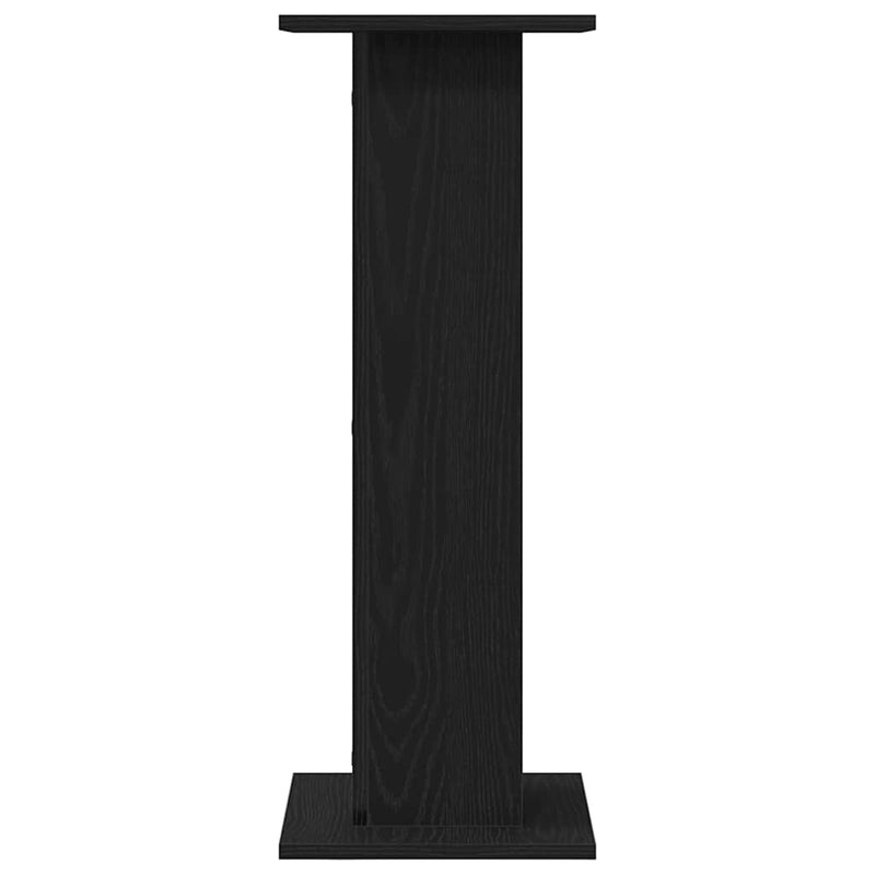 vidaXL Növényállvány 2 pcs Musta tammi 30 x 30 x 80 cm Faanyag
