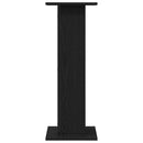 vidaXL Növényállvány 2 pcs Fekete tölgy 30 x 30 x 80 cm Faanyag