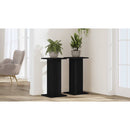 vidaXL Növényállvány 2 pcs Fekete tölgy 30 x 30 x 60 cm Faanyag
