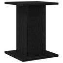 vidaXL Növényállvány 2 pcs Fekete tölgy 30 x 30 x 40 cm Faanyag
