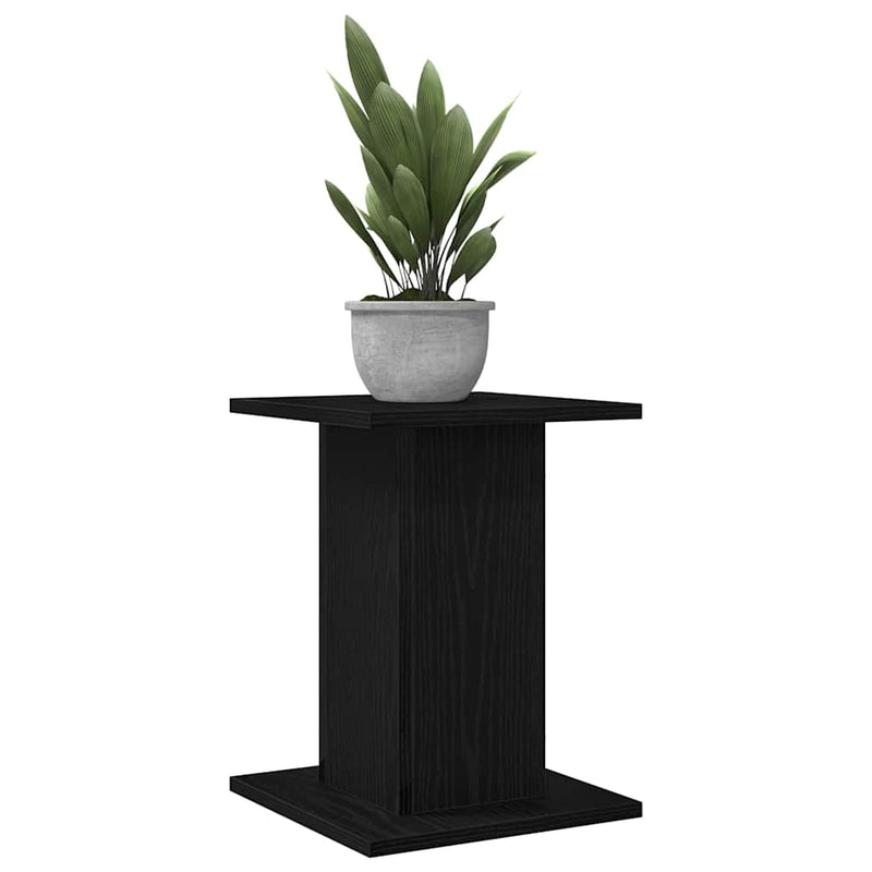 vidaXL Növényállvány 2 pcs Musta tammi 30 x 30 x 40 cm Faanyag