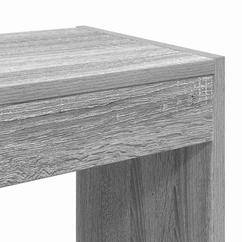 vidaXL Könyvespolc Szürke sonoma 100 x 30 x 198 cm Faanyag