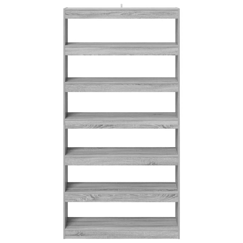 vidaXL Könyvespolc Szürke sonoma 100 x 30 x 198 cm Faanyag