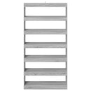 vidaXL Könyvespolc Szürke Sonoma 100 x 30 x 198 cm Faanyag