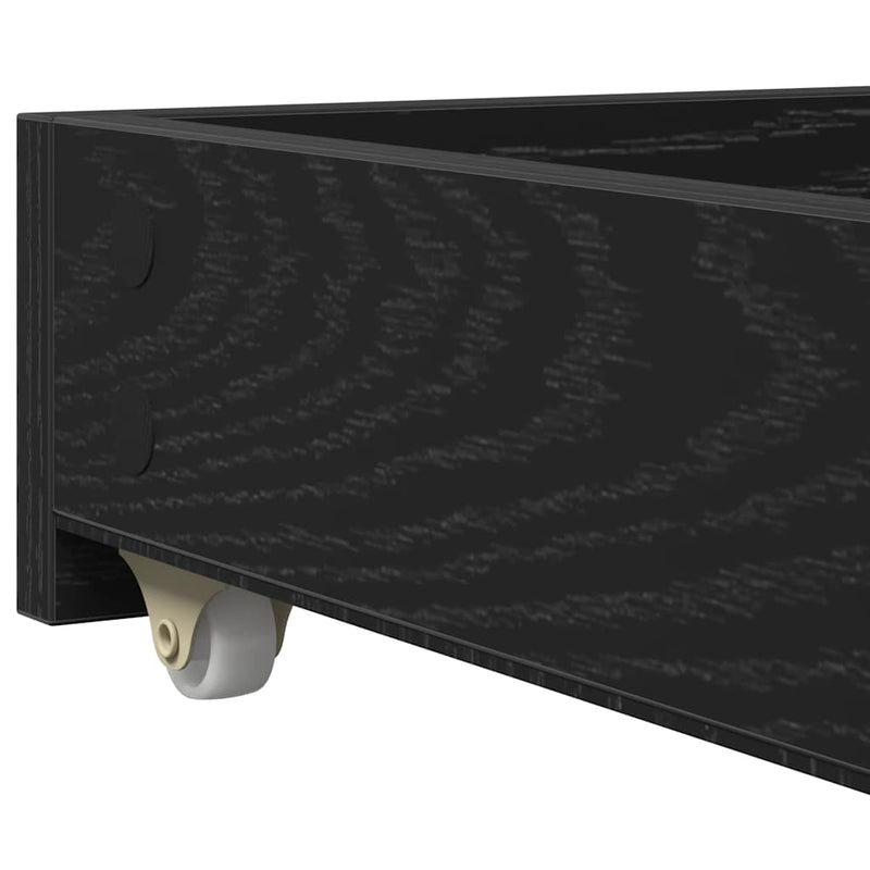 vidaXL Nappali ágy Szürke 90 x 200 cm Faanyag