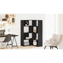 vidaXL Ruhásszekrény 2 pcs Fekete tölgy 85 x 85 x 140 cm Faanyag