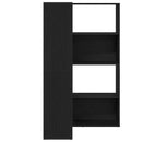 vidaXL Ruhásszekrény 2 pcs Fekete tölgy 85 x 85 x 140 cm Faanyag