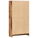 vidaXL régi fa könyvesszekrény 82,5 x 30,5 x 150 cm rétegelt fából