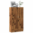 vidaXL régi fa könyvesszekrény 82,5 x 30,5 x 150 cm rétegelt fából
